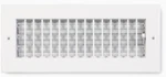 Accord White Steel Adjustable Sidewall/ceiling Register 12-IN X 6-IN.. Fixed Price $34.95.
