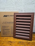 Mid America 12"X18" Vinyl Rectangle Gable Vent Color Code 942 F Brick New. Fixed Price $24.99.