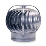 Empire Steel Wind Driven Turbine Exhaust Ventilator 12 3/4" Dia Head, 6" Throat. Fixed Price $49.95.