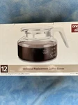 Medelco Universal 12 Cup Coffee Carafe Glass Replacement GL-200 White Fits Most. Fixed Price $22.22.
