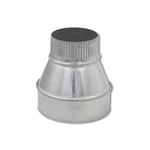 Imperial 6 In X Galvanized Steel Furnace Pipe Reducer GV1417. Fixed Price $19.99.