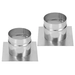 2 Pack 3.75" Galvanized Steel Connector Flange Air Ducting Mounting Plate. Fixed Price $31.45.