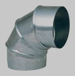 Imperial Manufacturing 4" Furnace Pipe Adjustable Elbow 30 Galvanized. Fixed Price $14.99.