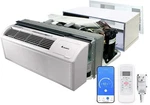 Klimaire 9,000 Btu Ptac Pump A/c R-32 With 3.5KW Electric Heater. Fixed Price $1157.00.