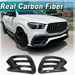 For Benz W167 C167 GLE450 GLE63 GLE53 Coupe Real Carbon Front Fin Air Vent Cover. Fixed Price $569.05.