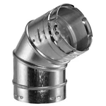 Duravent 3GVL45 3" Inner Diameter - Type B Round Gas Pipe Silver. Fixed Price $37.86.