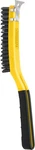 Allway SB319 Soft-grip Carbon Steel Wire Brush With Scraper Yellow. Fixed Price $8.41.