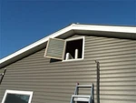 18" Wide X 24" Tall Hinged Aluminum Gable Vent With White/ Paintable Finish. Fixed Price $329.00.