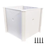 Myard PS444-W 4X4X4 Inches Post Protector With Screws, Inner Size 3.5"X3.5", .... Fixed Price $16.94.
