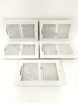5X New Truaire 102M 10"X6" White Steel 2-WAY Sidewall Ceiling Register Free Ship. Fixed Price $59.99.