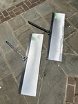 Set Of 2 Warner 36 In. Flexible Aluminum Paint Guide Spray Shield. Fixed Price $24.95.
