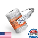 Hengtong Electric Fence Polywire 656FT (200M), 6-STRAND Stainless Steel. Fixed Price $25.90.