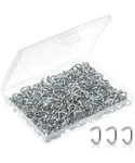 Mr. Pen Galvanized Hog Rings, 3/8", 425 Pcs, Auto Silver. Fixed Price $16.50.
