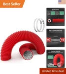 Versatile 4 Inch X 8 Ft Aluminum Air Duct - Perfect For Home & Greenhouse. Fixed Price $11.39.