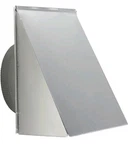 Broan-nutone 8" Round Cap Fresh Air Inlet Wall Aluminum Duct 643FA. Fixed Price $49.99.