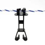 48 Pcs Post Extended Electric Fence Insulators For Poly Wire Rope, Black. Fixed Price $37.21.