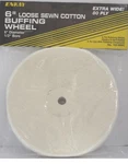 Enkay 162-680C 6-INCH Single Stitch Buff Wheel, Carded. Fixed Price $8.74.