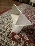 Broan Model 642 4" Aluminum Hooded Round Duct Wall Vent Cap, Cream Color. Fixed Price $12.00.