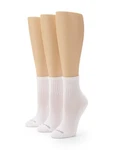 Nonsense Women Cushioned Mini Crew Socks 4-10, New White 3 Pair Pack. Fixed Price $19.93.