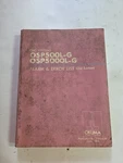 Okuma OSP500L OSP5000L-G Alarm & Error List 2ND Edition 2758-E-R1. Fixed Price $30.00.