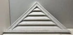 Gable Vent Fypon 36"W X 18"H Triangle 12/12 Pitch White Brick Mould Functional. Fixed Price $79.99.