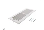 Hart Cooley 14 X 6 A/c-heater- Register 2-WAY (adjustable) Steel/white New. Fixed Price $10.00.