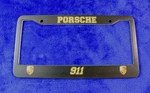 Metal Porsche 911 License Plate Frame Accessory Crests 964 930 991 992 996 997. Fixed Price $28.00.