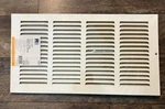 Lowe Reliabilt 16" X 8" Return Grille White Steel, For Sidewall / Ceiling. Fixed Price $13.00.