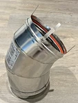 Heat-fab 8" Saf-t Vent Ez Seal 45 Degree Elbow 29-4C 9811 Stainless Steel. Fixed Price $99.99.