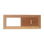 Premium Cedar Wood Sauna Adjustable Air Vent Grille Louver 13.4X5.1 Inch. Fixed Price $31.85.