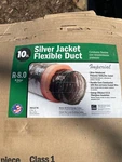 Hvac Duct Imperial 10IN Silver Jacket Flexible Air Pipe R-8.0 25FEET. Fixed Price $100.00.