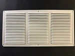 Master Flow 8 In. X 16 White Aluminum Undereave Vent. Fixed Price $8.00.