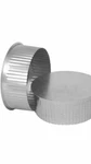 8 26 Gauge Galvanized Steel Crimped Pipe End Cap Dia. In.. Fixed Price $15.99.