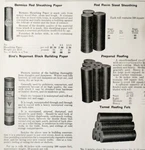 1922 Roofing Paper Sheathing Felt Advertisement Bushnell Catalogue DWF19. Fixed Price $16.24.