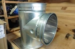 Gas 6" X12" Tee Chimney Type Pipe Double Wall Hart & Cooley 6RT6 Galvzd For Rp. Fixed Price $29.10.