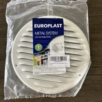 Europlast 6 White Metal Round Air Vent Grille With Fly Screen Flat Duct Cover. Fixed Price $13.99.