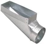 Imperial Manufacturing Straight Center End Boot 6 " Dia. Warm Air Pipe. Fixed Price $86.58.