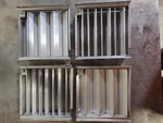 4 Pack 8"X8" Titus AG95AA Aluminum Oppose Blade Dampers. Fixed Price $65.00.
