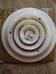 Round Ceiling Metal Diffuser 10" Duct Cover White Hart Cooley. Fixed Price $25.99.