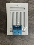 Accord Sidewall Ceiling Way White Steel Vent # 69136 Adjustable Damper 10 X. Fixed Price $13.95.