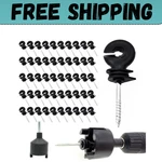 120 Pcs Electric Fence Insulator Screw Ring Post Wood. Fixed Price $29.55.