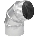 Imperial GV0283-C 24 Ga. Galvanized Stove Pipe Elbow X Dia. In. (pack Of 8). Fixed Price $79.92.