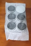 Maurice Franklin RLW-100 2" White Aluminum Louvers With Insect Screen 6PK New !. Fixed Price $20.95.