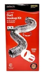 Deflecto 8-FT Supurr-flex Duct Dryer Hookup Kit 4-IN Diameter Fire-resistant. Fixed Price $18.99.