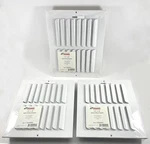 Lot Of 3 Accord 10"X 8" Steel Wall/ceiling Register White 2611008WH - New. Fixed Price $26.99.