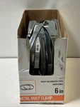 Lot Of (18) Everbilt 6 In Galvanized Steel Worm Gear Clamp. Fixed Price $54.00.