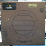 Cellwood 18" Round Gable Vent (RDGV18) Fs. Fixed Price $80.00.