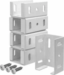 Heavy Duty Aluminum Fence Bracket For Vinyl Fencing Panel To Post Connection, Me. Fixed Price $43.06.