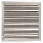 Dayton 2FTW6 In 27"H-W 5.75"L Alu Wall Exhaust Shutter, 24-1/2. Fixed Price $112.99.