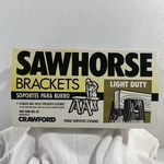 Crawford Light Duty Quick Assembly Sawhorse Brackets 1 Pair No. 87 New. Fixed Price $21.05.